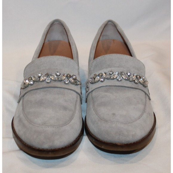 Vionic‎ Willa Wedge Women's Leather Slip-on Loafer SZ 7 GRAY NIB - Picture 6 of 8